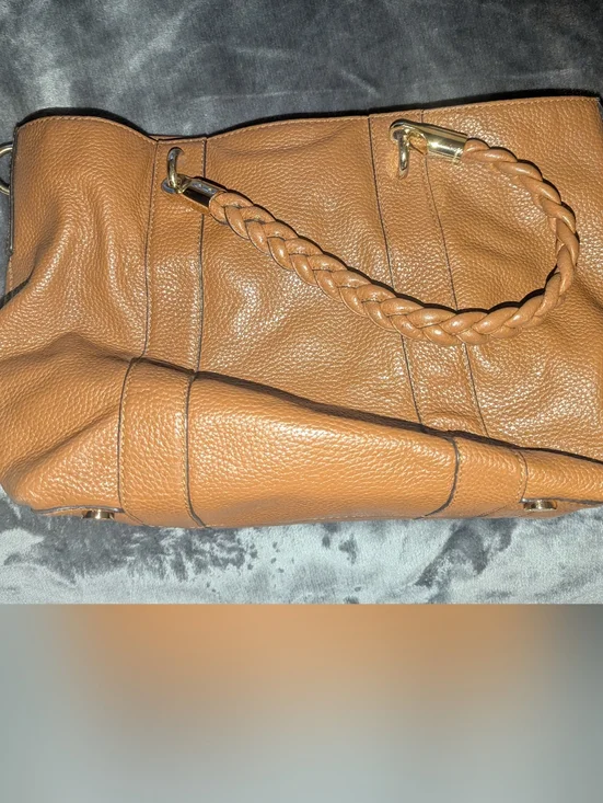 MICHAEL KORS Naomi Leather Tote with Braided Handles - Picture 3 of 16